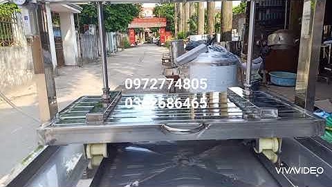 Ép đậu công nghiệp _ bàn ép đậu hơi Cơ Khí Anh Đức