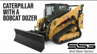 CAT NEXT GEN Skid Steer Track Loader Operates a Bobcat Dozer Using a CAN PRO