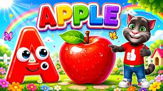 A for Apple 🍎 | Learn ABC Alphabets with Fun 🎈 | Phonics & Nursery Rhymes for Kids | abcd
