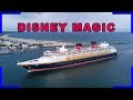 Cruiseship Disney Magic arrival Rostock Warnemünde | Droneshots | 4K