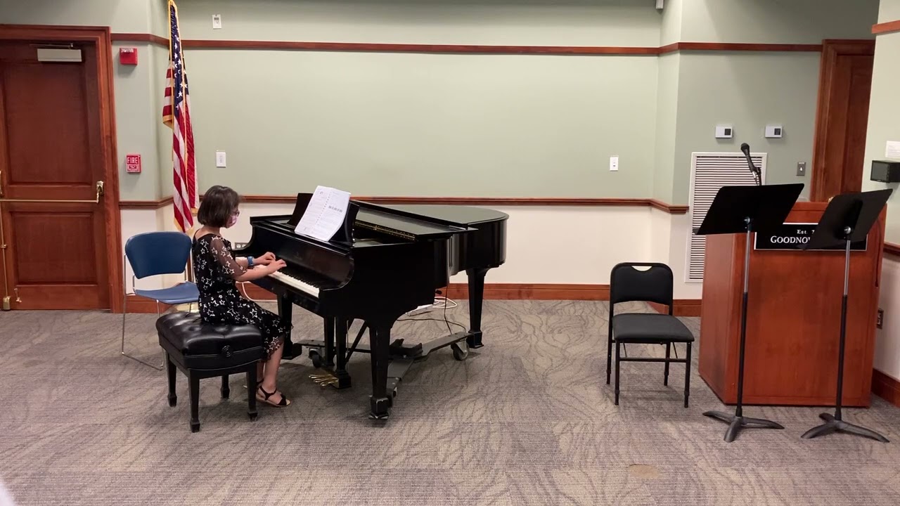 Pianist age 9 plays "Money Can't Buy Everything" by Morton Manus