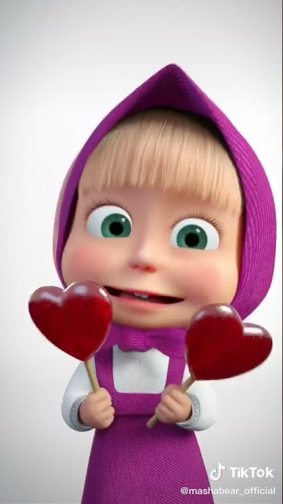 Russian version of the song Masha and the bear Lollipop