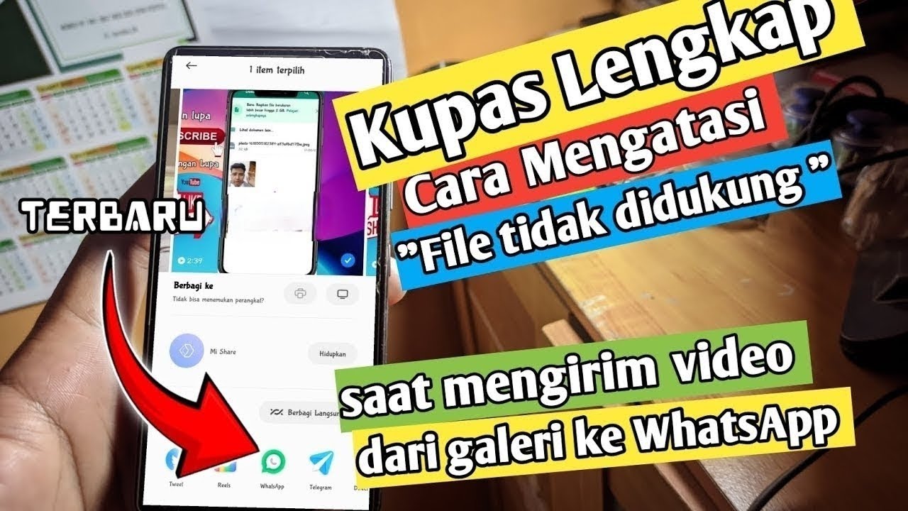 3 cara mengatasi format file tidak didukung di wa saat