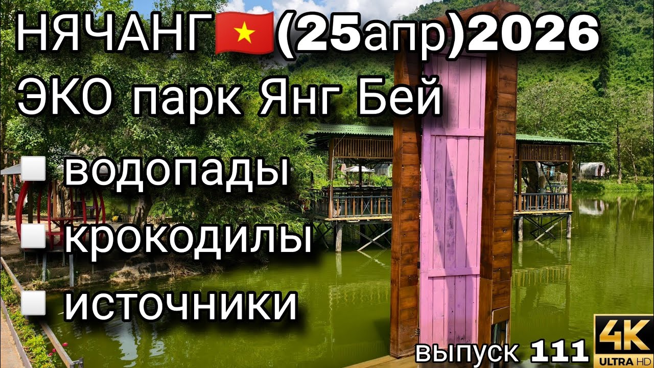 Видеообзор: Эко-парк Янг Бей: водопад, крокодилы и горячие источники