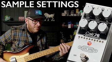 Cali76 Bass Compressor: Sample Settings (/w Ian Martin Allison)