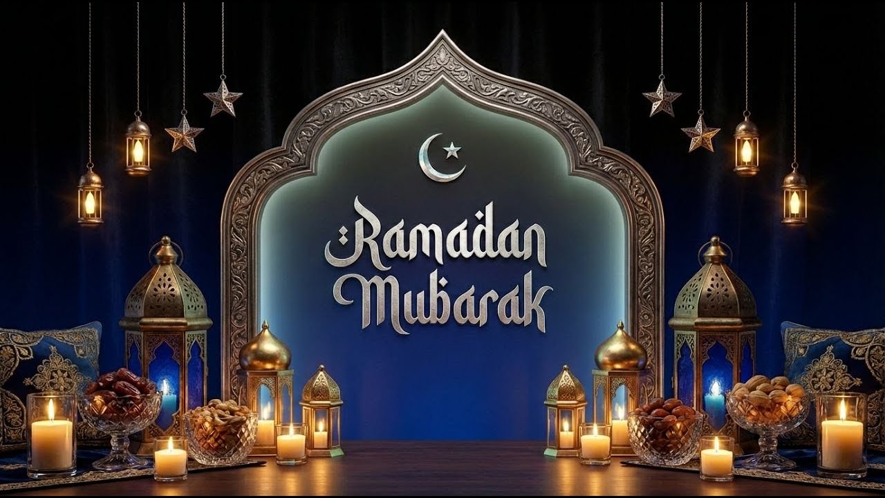 Ramadan Mubarak 2026 - 1447 H ✨ Peaceful Islamic Instrumental Background Music