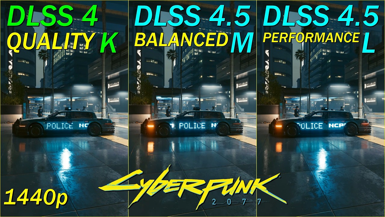 Cyberpunk 2077 DLSS 4 Quality VS DLSS 4.5 Performance | 1440p