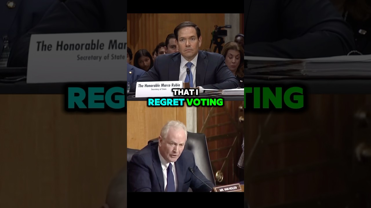 Marco “Stone Cold” 🥶 Rubio DESTROYS Senator Chris “Margaritas in El Salvador” Van Hollen 🔥