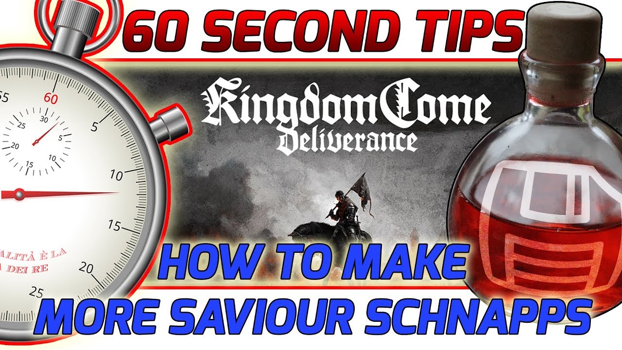 60 Second Tip - How To Make More Saviour Schnapps - Youtube