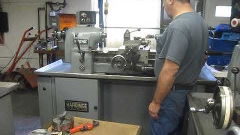 11" x 18" Hardinge Precision Lathe, Model TFB, New 1981, Ref. # 11093