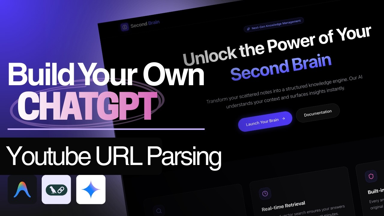 Build Your Own ChatGPT: YouTube URL Parsing| Advanced RAG Series #8 ...
