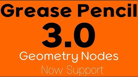 Grease Pencil 3.0 Jam Session with Geometry Nodes (Blender 4.1)