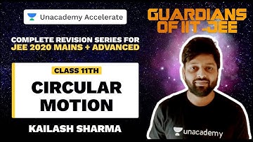 Guardians Of IIT-JEE | Circular Motion | Kailash Sir | JEE 2020 Physics