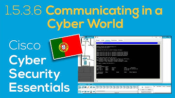 🇵🇹 Cisco Cybersecurity Essentials 1.5.3.6 Communicating in a Cyber World | Packet Tracer (Português)