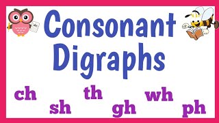 Consonant Digraphs Ch Sh Ph Th Wh Gh With Activity