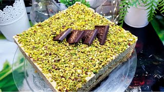 Recette russe pistache/  وصفة الروس بالفستق بالوصفة الاصلية و الوصفة الاقتصادية