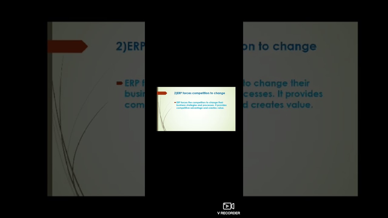 Reasons for growth of ERP