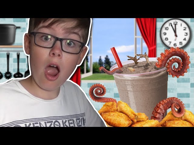 I MADE AN OCTOPUS & CHICKEN SMOOTHIE!