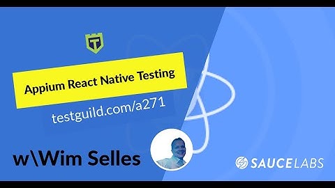 Appium React Native Testing