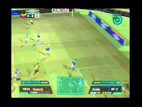 International Superstar Soccer Ps2 Gameplay 1 2 Espanol Youtube