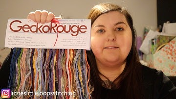 Flosstube Extra# GeckoRouge Kit unboxing