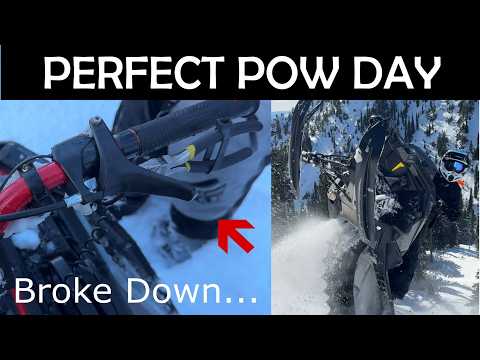 Perfect April Powder Day... Until Everything Broke