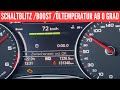 Audi A6 4G C7 Schaltblitze Boost Laptimer Öltemperatur 0 Grad