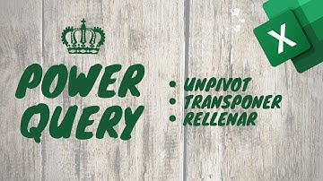 Ejemplo Práctico Power Query | Unpivot - Rellenar - Transponer | Complementos de Excel