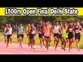 1500m MEN Open Final at 81 Delhi State Annual Athletics Championship  2021 Jawaharlal Nehru Stadium