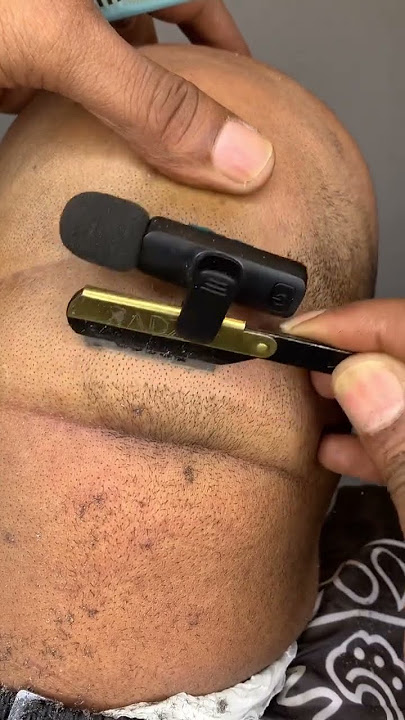 HEAD SHAVE ASMR ✂️ #BarberTutorial #FadeMaster   #barber #barberlove