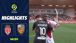 AS MONACO - FC LORIENT (3 - 1) - Highlights - (ASM - FCL) / 2022-2023