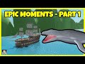 Epic moments part 1 - SharkBite (Roblox)!