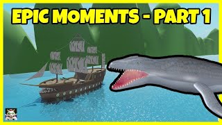 Epic moments part 1 - SharkBite (Roblox)!