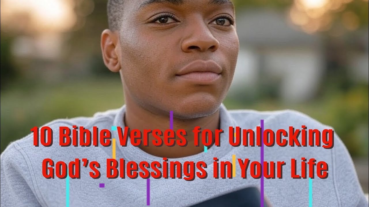 10 Bible verses for unlocking God’s blessings in your life - YouTube