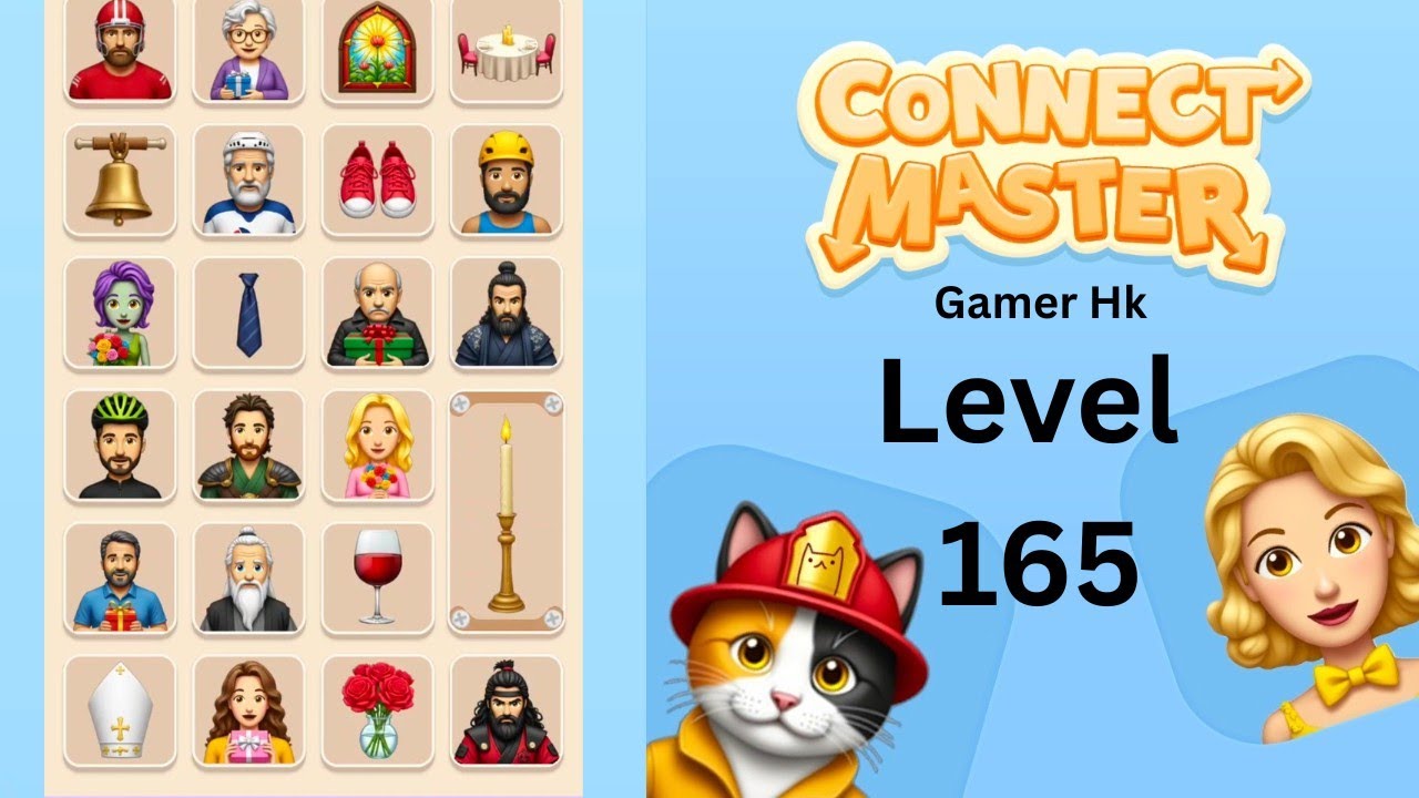 Connect Master level 165 hard level Walkthrough Solution - YouTube