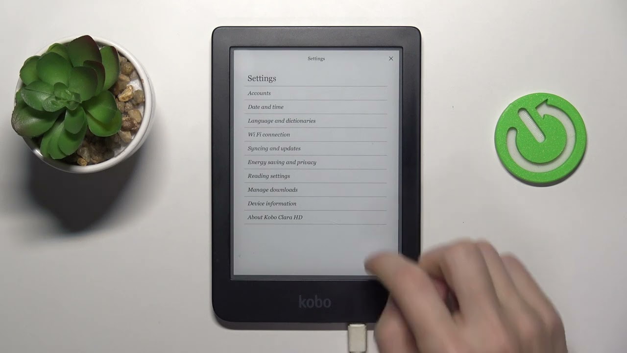 KOBO Clara - Как включить/выключить автоматическую синхронизацию? | Проверка обновлений