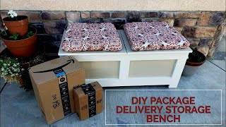 DIY Locking Storage Bench for Package Deliveries - Porch Pirates by GoodlyEarth 10,016 views 3 years ago 23 minutes