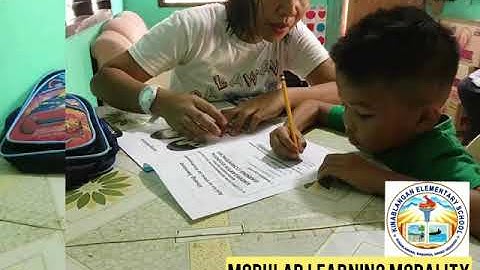 Kinablangan Elem. School Modular Distance Learning Modality Dry run Full Video