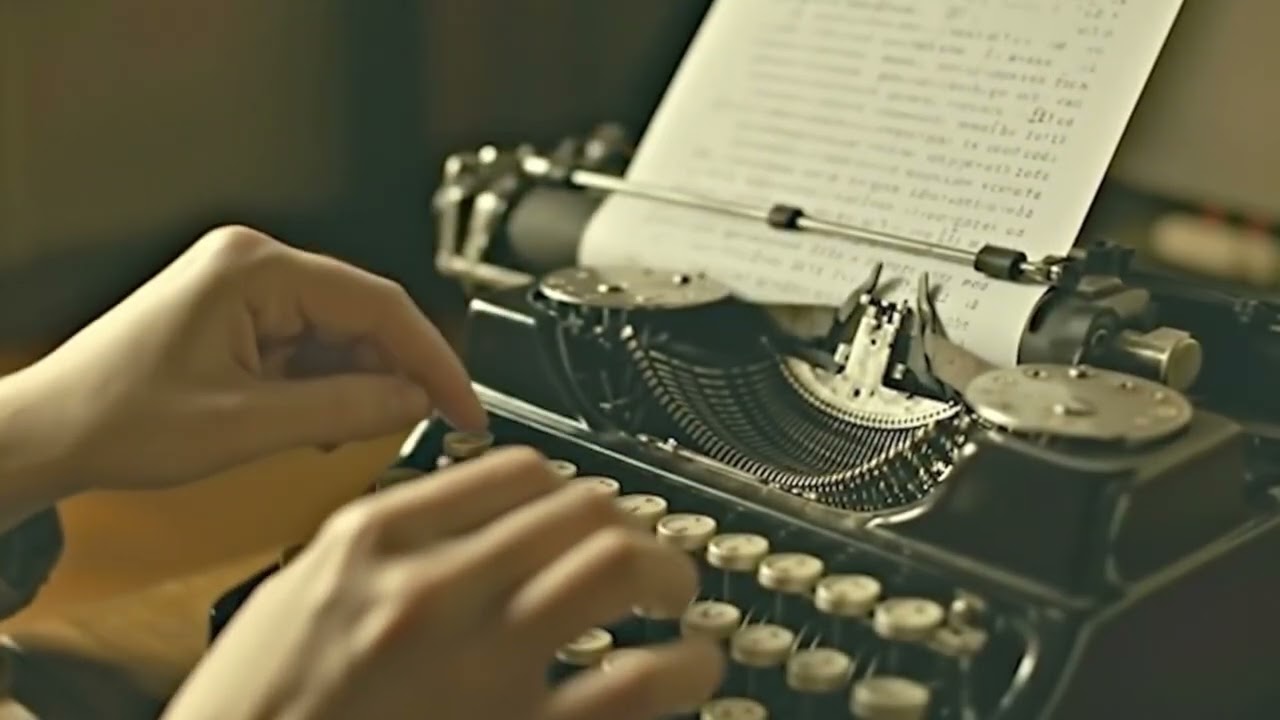 Vintage Typewriter ASMR — Relaxing Mechanical Clicks for Deep Focus