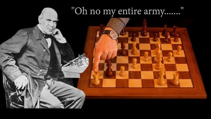 Chess.com - India on X: Today, 168 years ago, One of the most beautiful  and famous game so Chess was played, ~ The Immortal Game! Adolf Anderssen  vs Lionel Kieseritzky, 1851 in