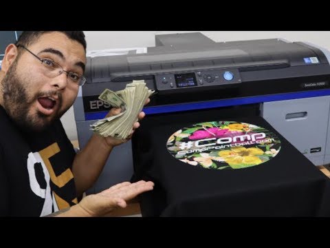 Will this DTG Printer take over the T-Shirt printing business?? - YouTube