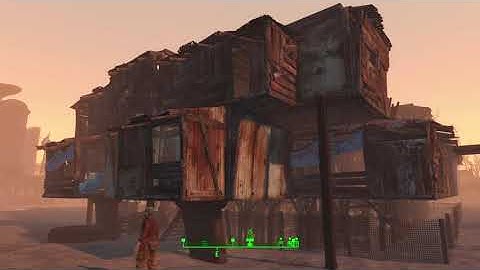 Fallout 4: Starlight Drive-in settlement build (work-in-progress)