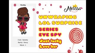 Open Lol Surprise Eye Spy Under Wraps Thrilla