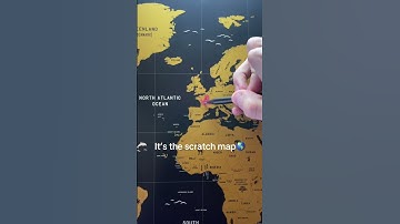 Scratch off your next adventure & keep track of them with our World Map🌎✈️ #map #scratchmap #travel