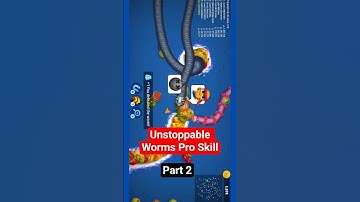 Unstoppable WORM in Worms Zone! 💯 | Pro Skills Gameplay Part 2 #snake #shorts #game