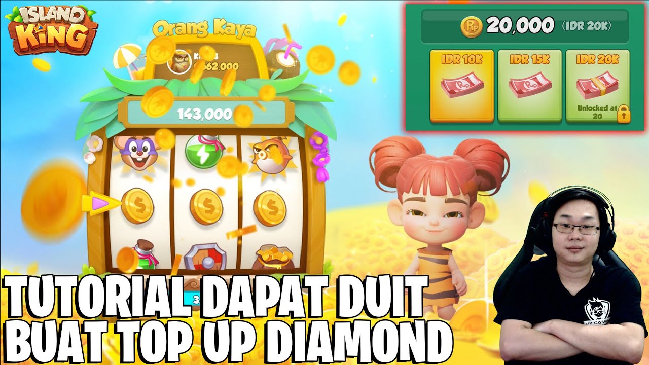 Cara Mendapatkan Uang Dari Island King CARA MENDAPATKAN UANG DARI GAME ISLAND KING BISA BUAT TOP DIAMOND - YouTube