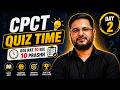 🔥CPCT 10 Imp Question - Day 2 | CPCT Exam 2026 | #cpct #tomarsir #cpct_की_तैयारी_कैसे_करें