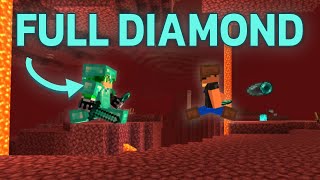 Speedrunner Vs. FULL DIAMOND Juggernaut (Minecraft Manhunt)