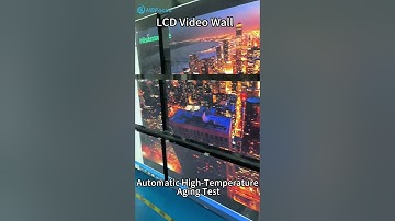 LCD Video Wall Factory products will be tested by automatic high-temperature aging test for 72 hours