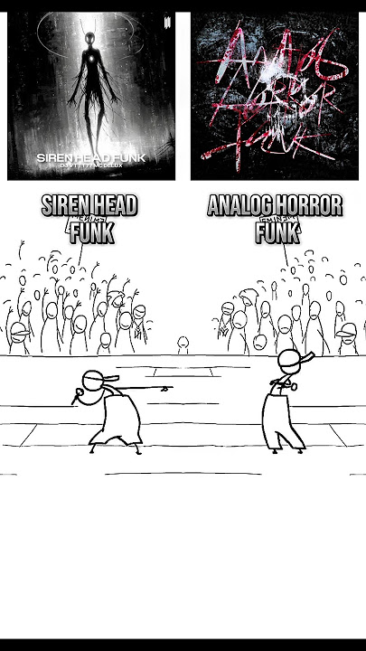 SIREN HEAD FUNK Vs ANALOG HORROR FUNK 💀 #shorts #shortsfeed
